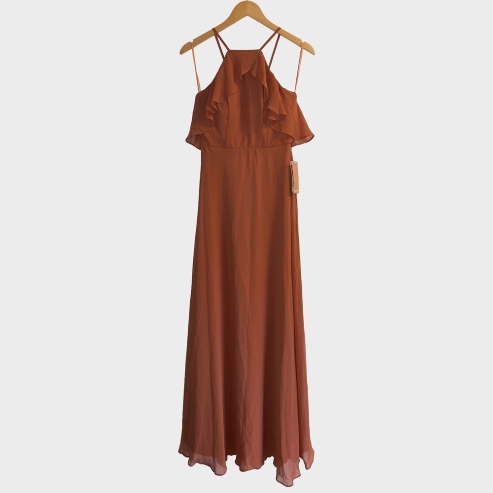 Birdy Grey JULES Dress - Chiffon Terracotta, Size XS NWT